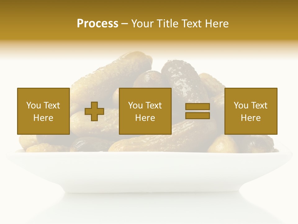 I Olated Cucumber Pre Erved PowerPoint Template