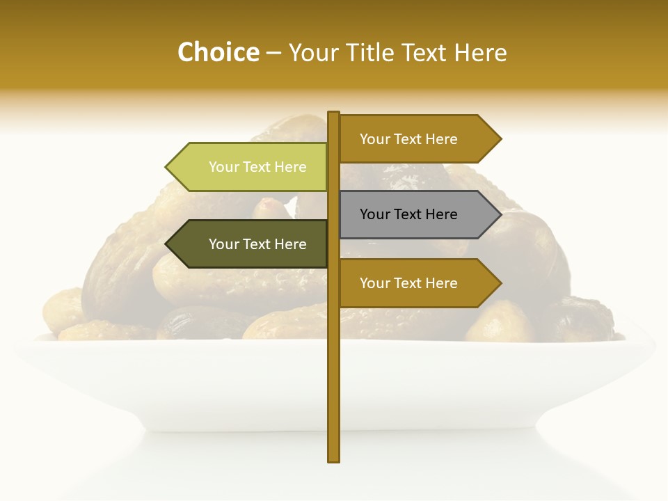 I Olated Cucumber Pre Erved PowerPoint Template