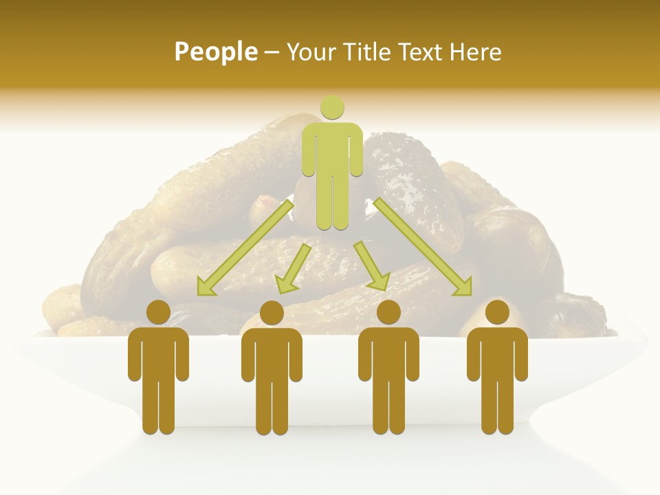 I Olated Cucumber Pre Erved PowerPoint Template