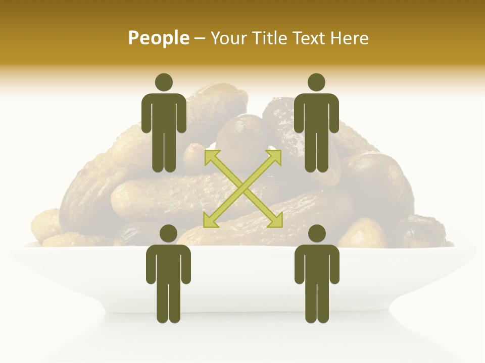 I Olated Cucumber Pre Erved PowerPoint Template