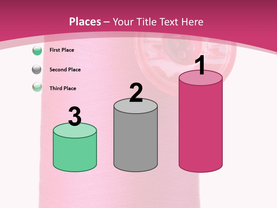 Single Work Cotton PowerPoint Template