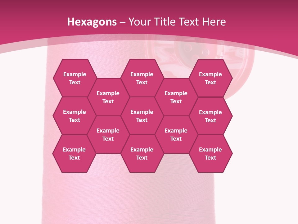 Single Work Cotton PowerPoint Template