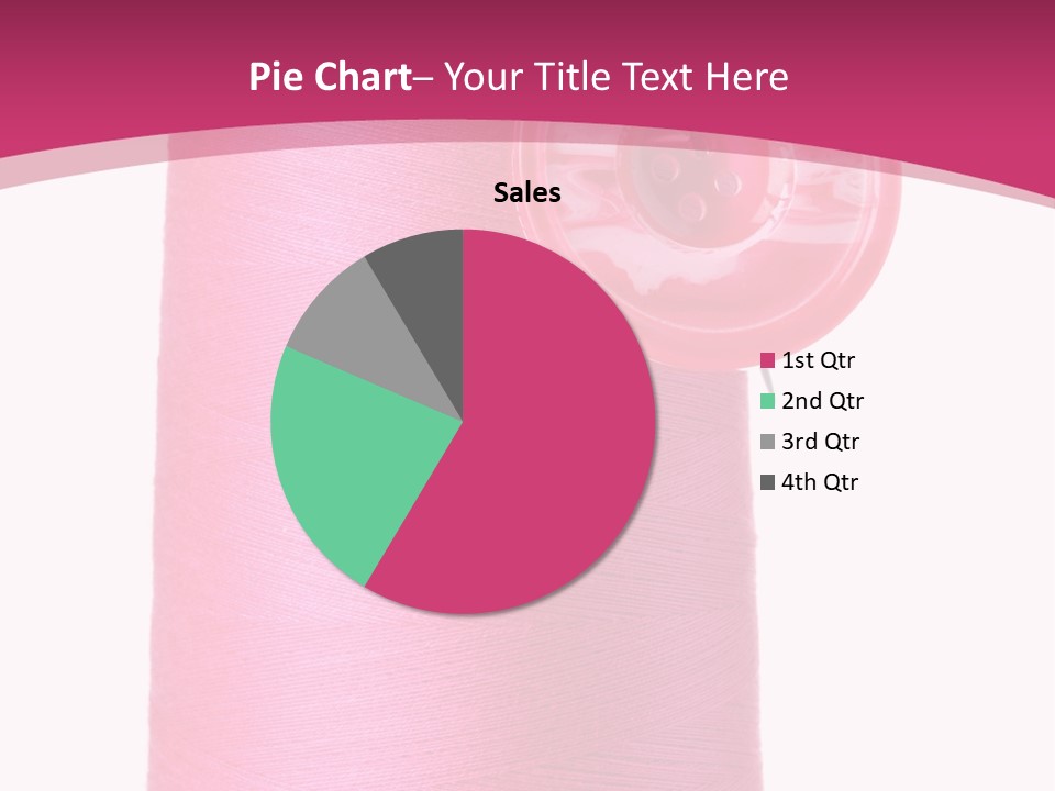 Single Work Cotton PowerPoint Template