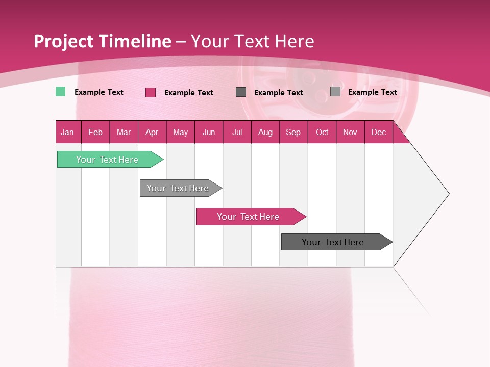Single Work Cotton PowerPoint Template