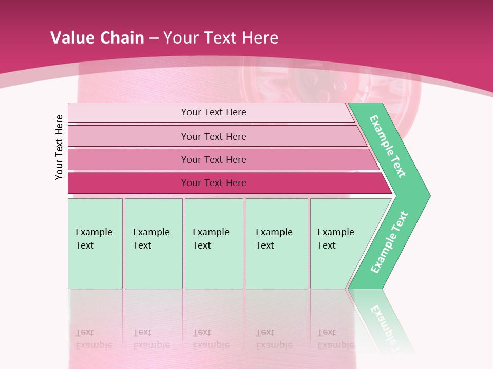 Single Work Cotton PowerPoint Template