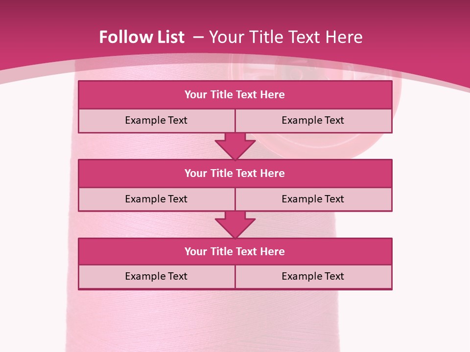 Single Work Cotton PowerPoint Template