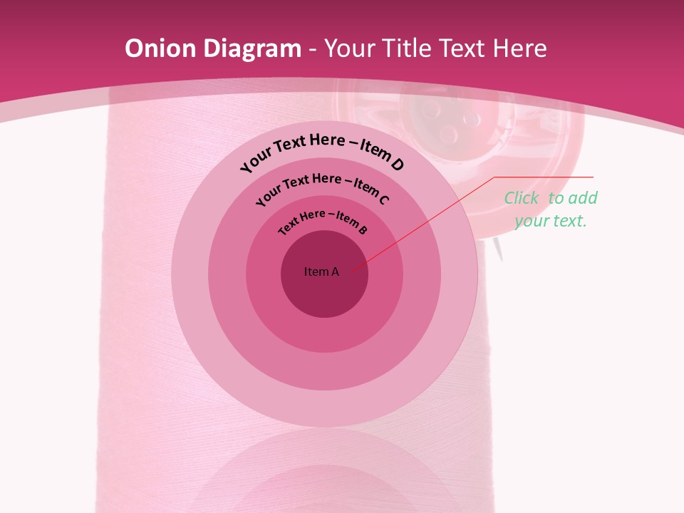 Single Work Cotton PowerPoint Template