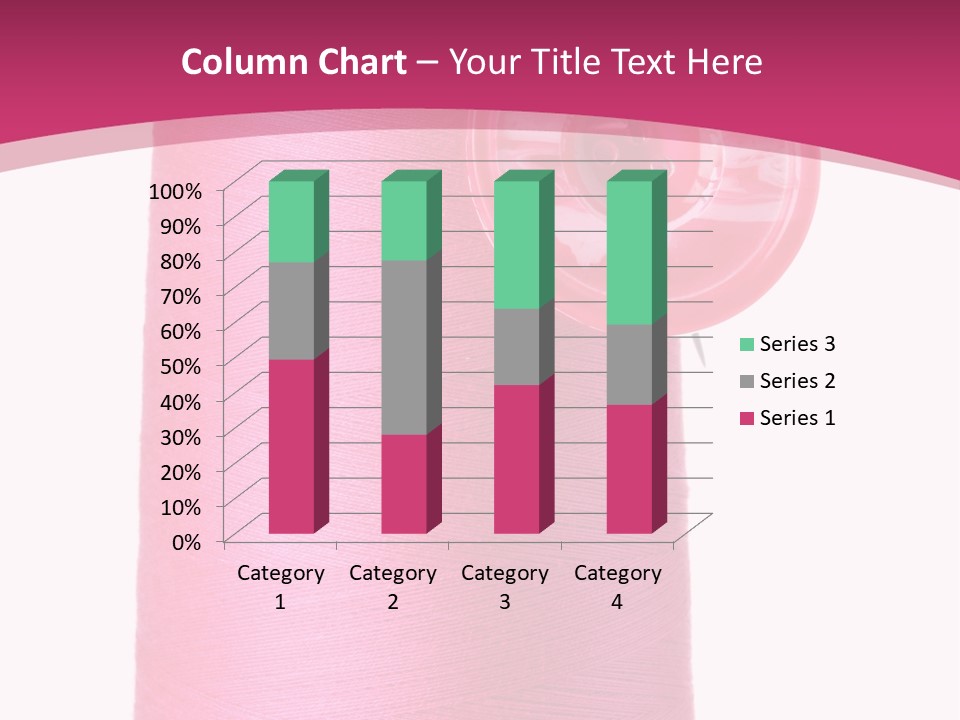 Single Work Cotton PowerPoint Template