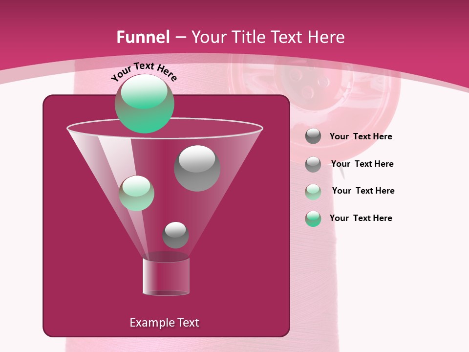 Single Work Cotton PowerPoint Template