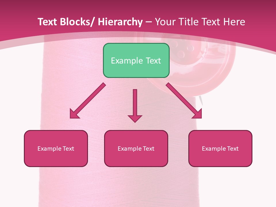 Single Work Cotton PowerPoint Template