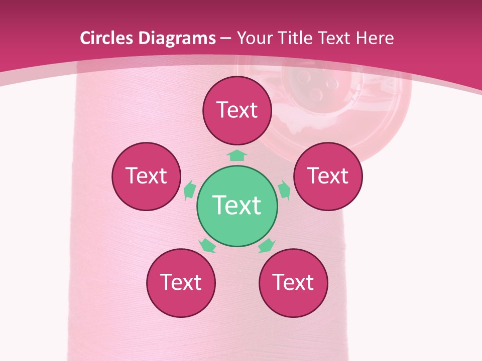 Single Work Cotton PowerPoint Template