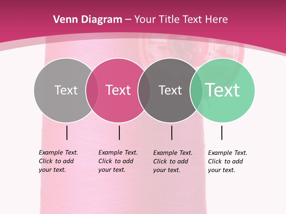 Single Work Cotton PowerPoint Template