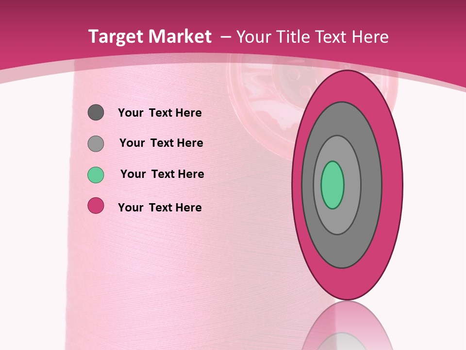 Single Work Cotton PowerPoint Template