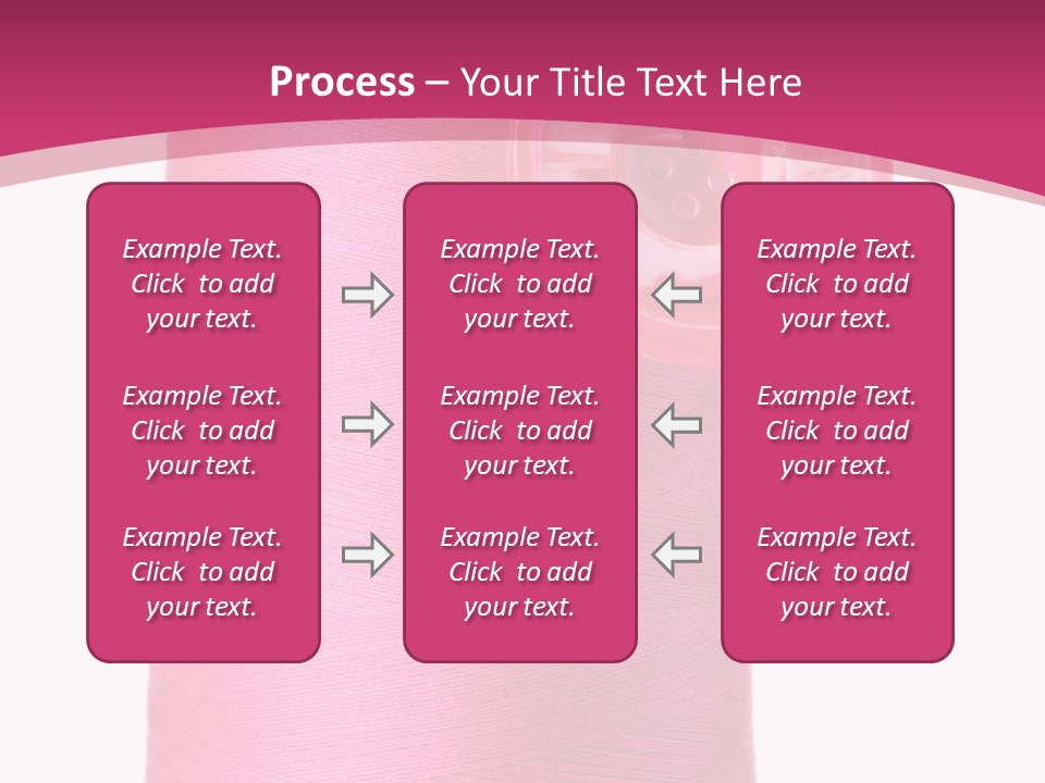 Single Work Cotton PowerPoint Template