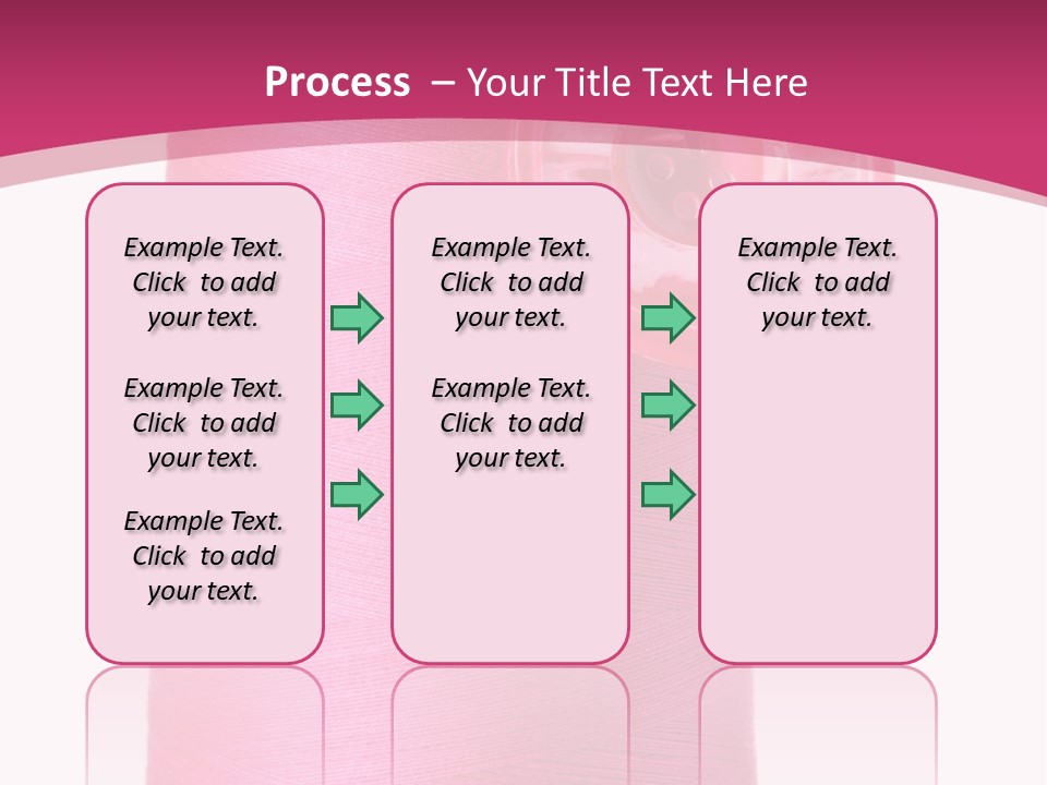 Single Work Cotton PowerPoint Template