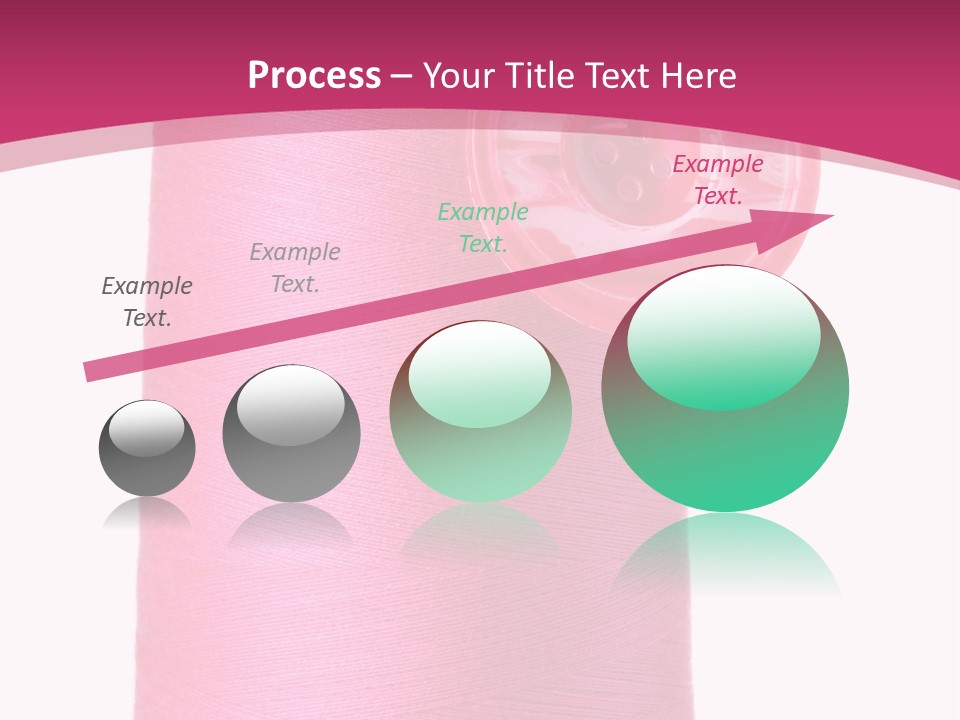 Single Work Cotton PowerPoint Template