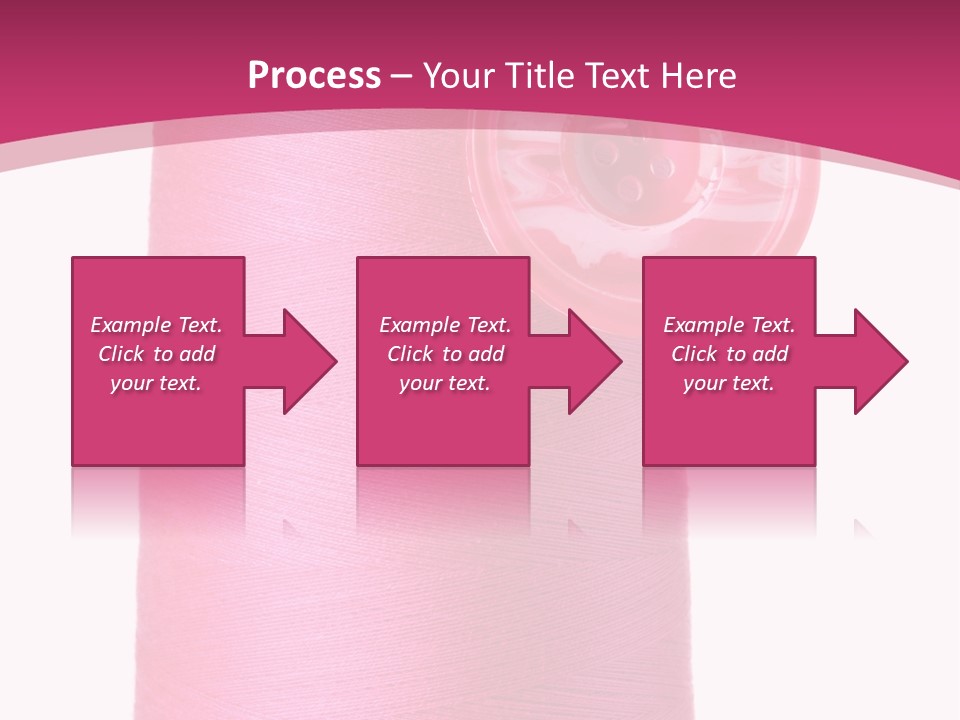 Single Work Cotton PowerPoint Template