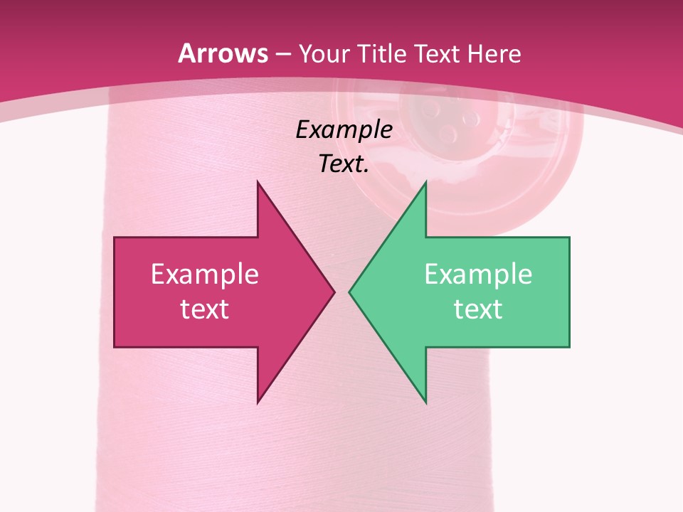 Single Work Cotton PowerPoint Template