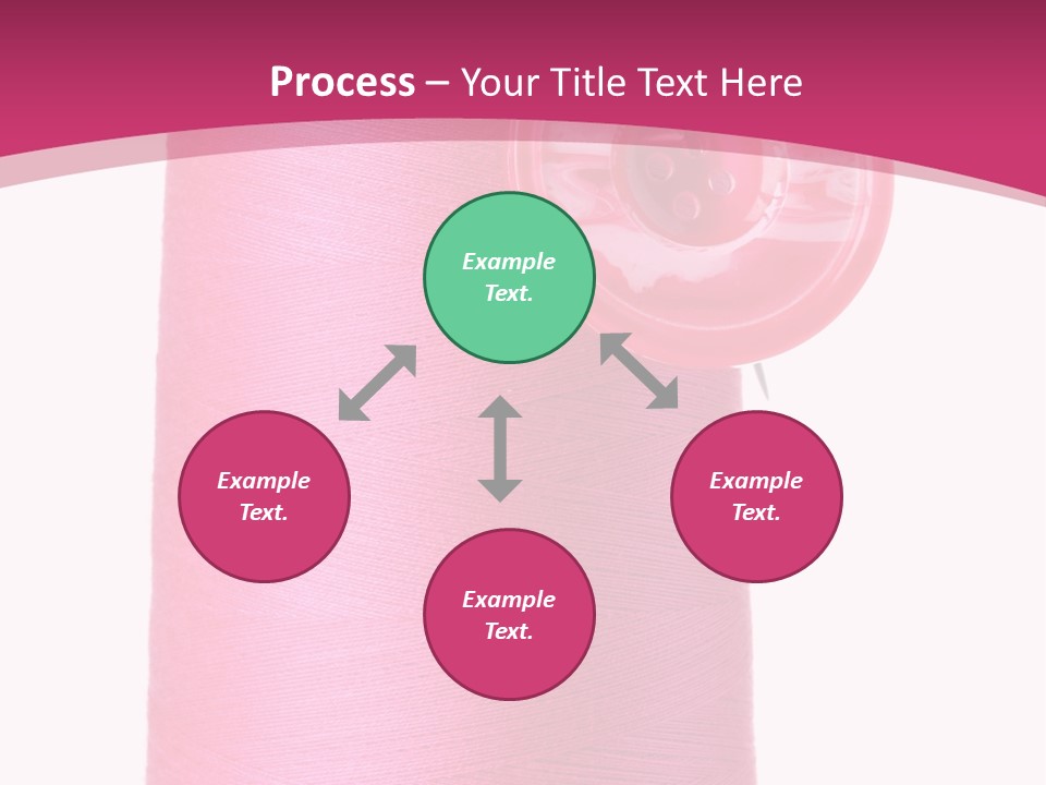 Single Work Cotton PowerPoint Template