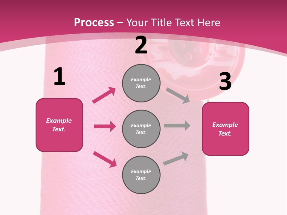 Single Work Cotton PowerPoint Template