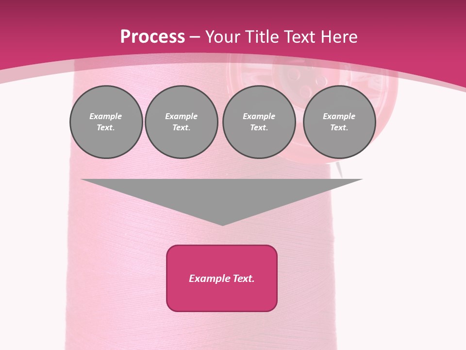 Single Work Cotton PowerPoint Template