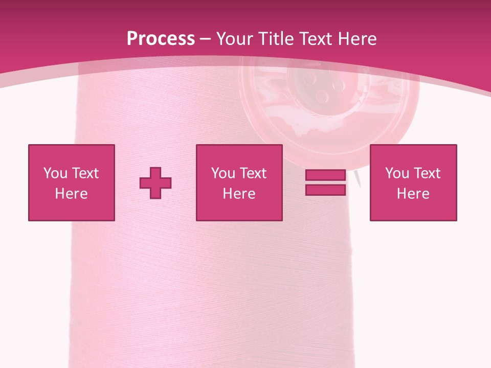 Single Work Cotton PowerPoint Template