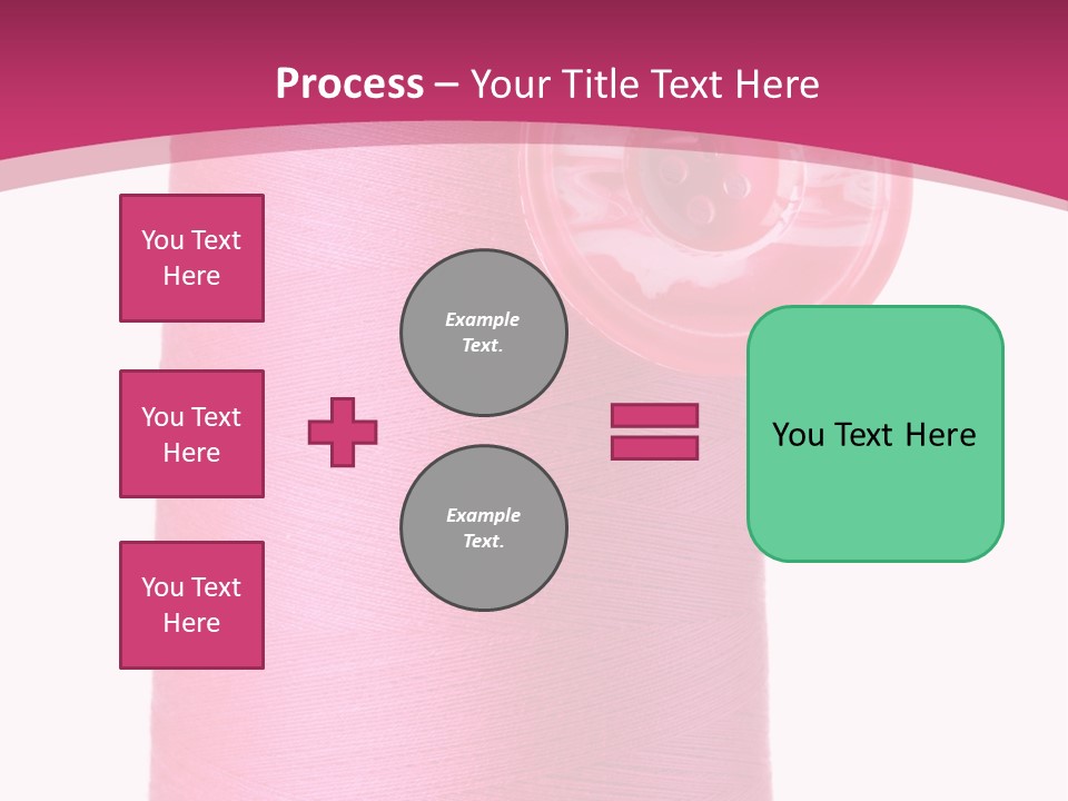 Single Work Cotton PowerPoint Template