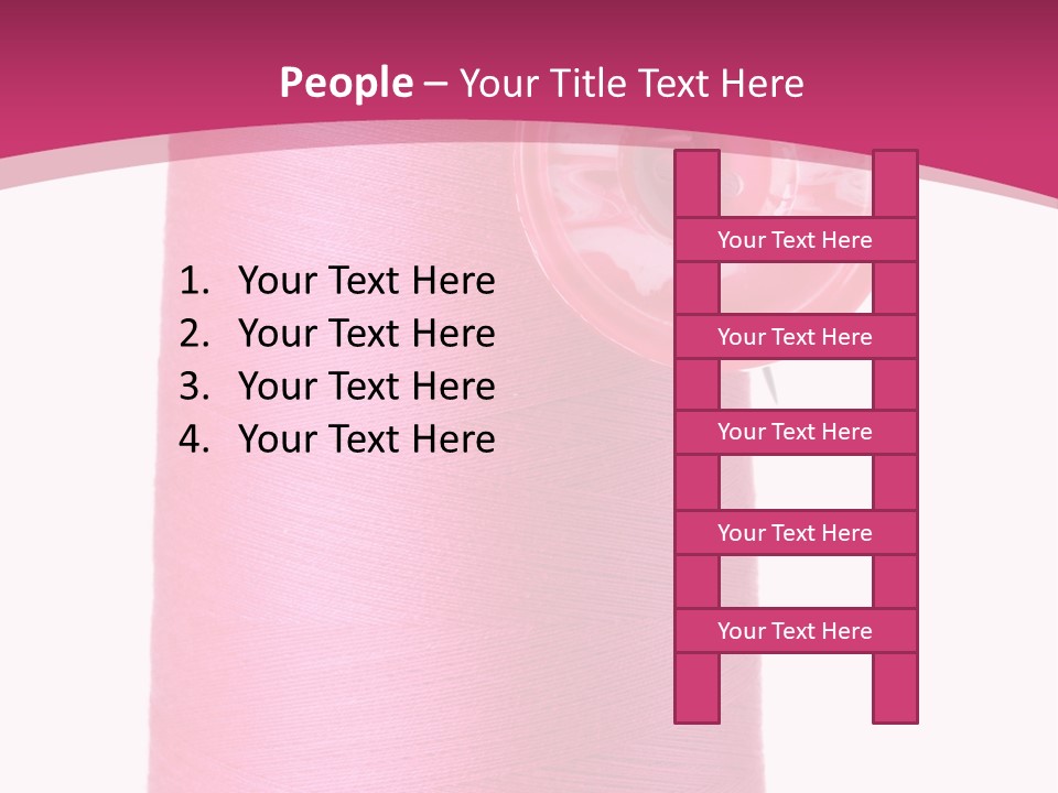 Single Work Cotton PowerPoint Template