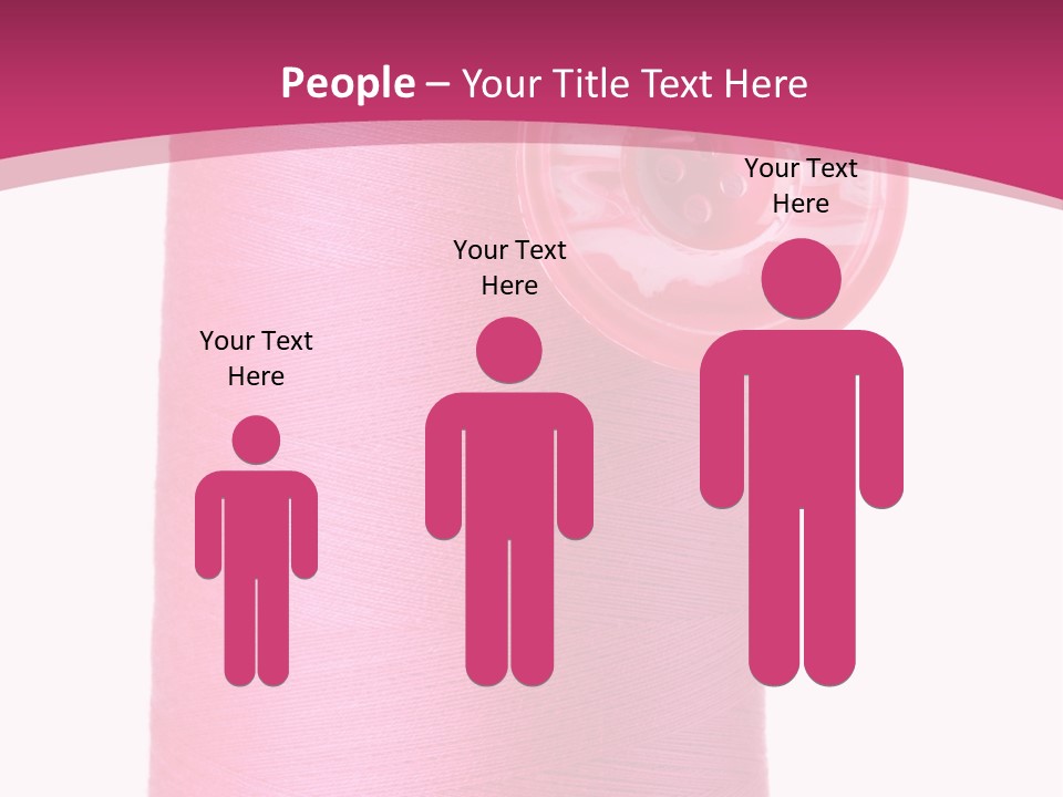 Single Work Cotton PowerPoint Template