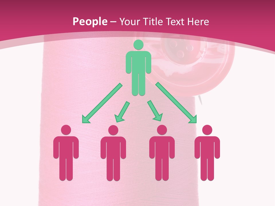 Single Work Cotton PowerPoint Template