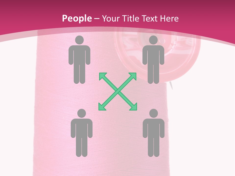 Single Work Cotton PowerPoint Template