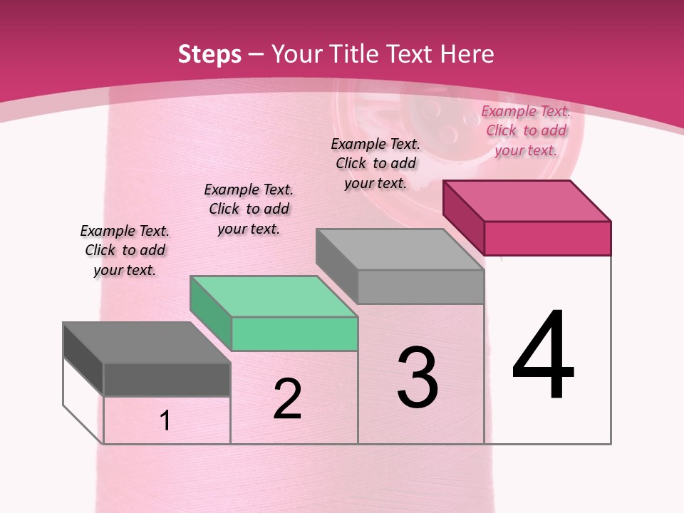 Single Work Cotton PowerPoint Template