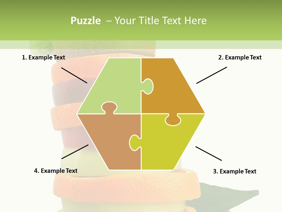 Background Tasty Half PowerPoint Template