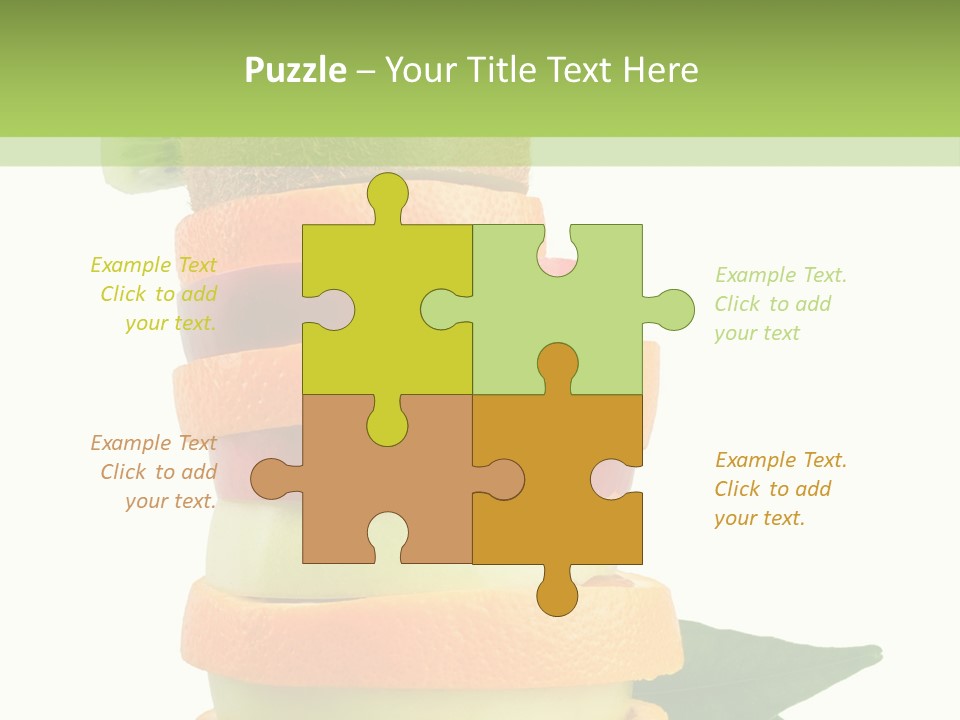 Background Tasty Half PowerPoint Template