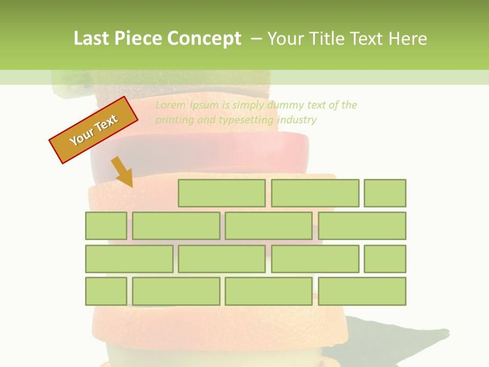 Background Tasty Half PowerPoint Template