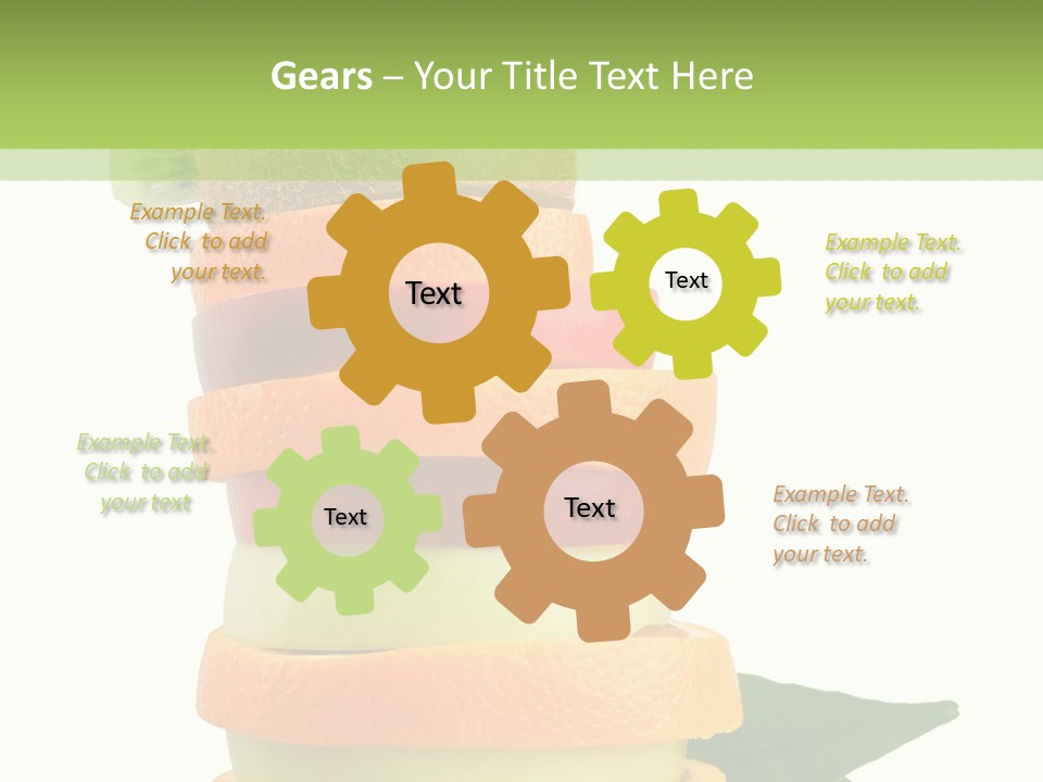 Background Tasty Half PowerPoint Template