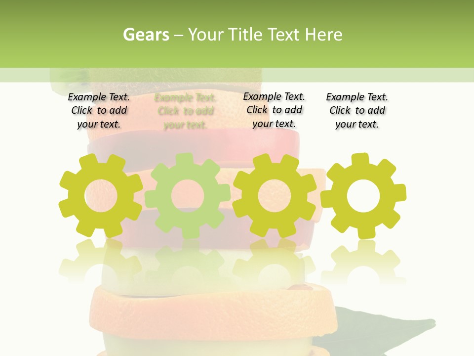 Background Tasty Half PowerPoint Template