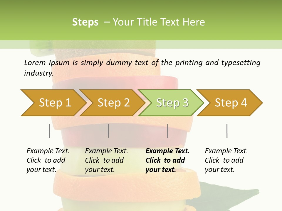 Background Tasty Half PowerPoint Template