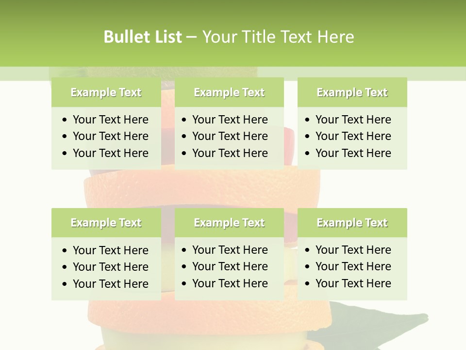 Background Tasty Half PowerPoint Template