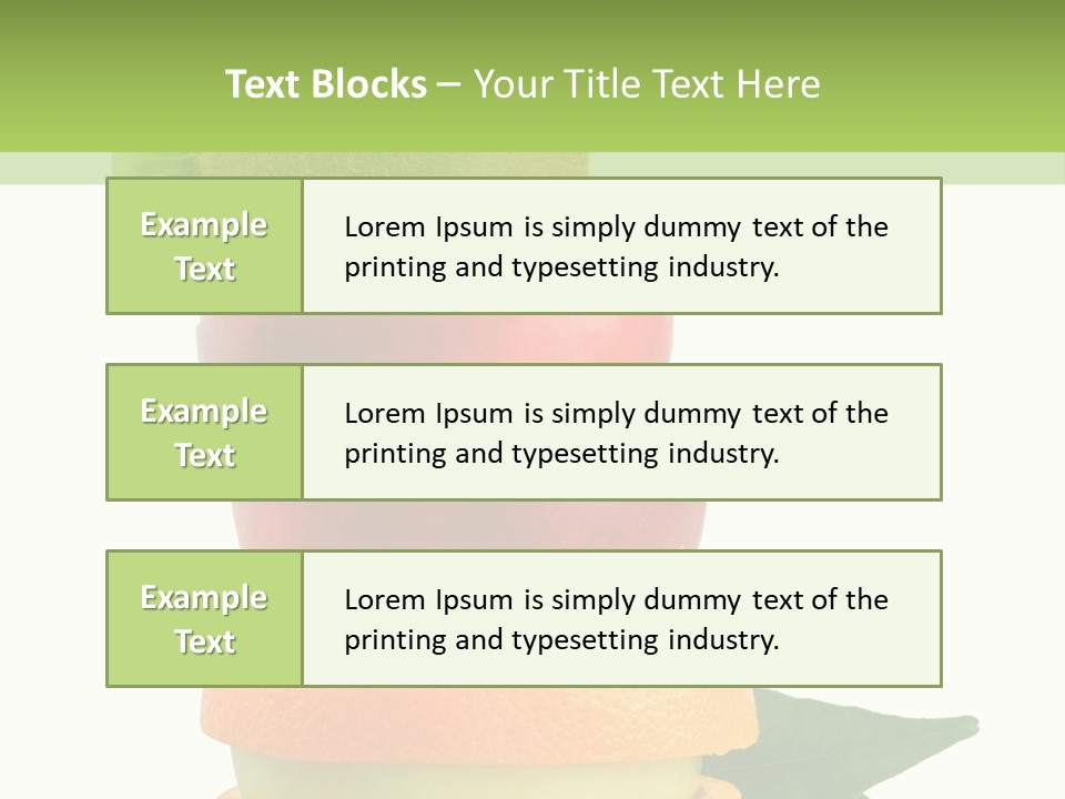 Background Tasty Half PowerPoint Template
