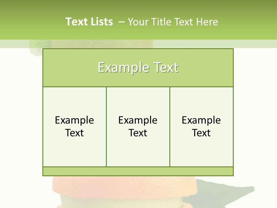 Background Tasty Half PowerPoint Template