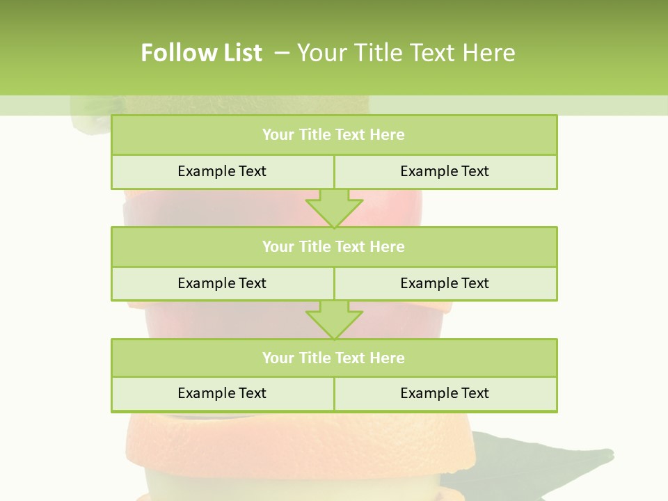 Background Tasty Half PowerPoint Template