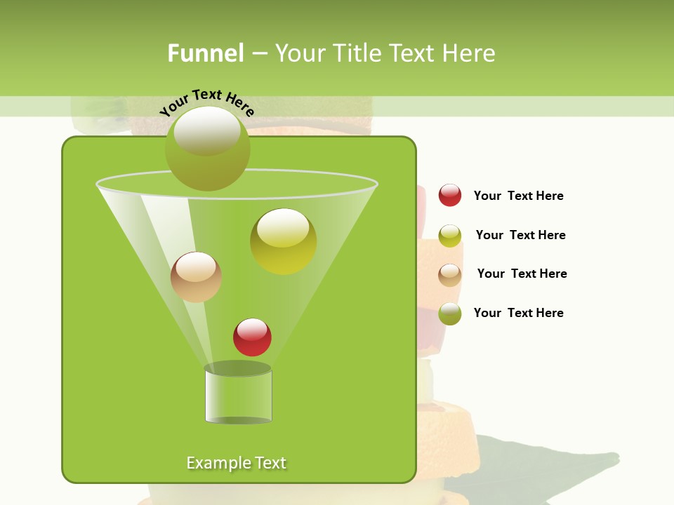 Background Tasty Half PowerPoint Template