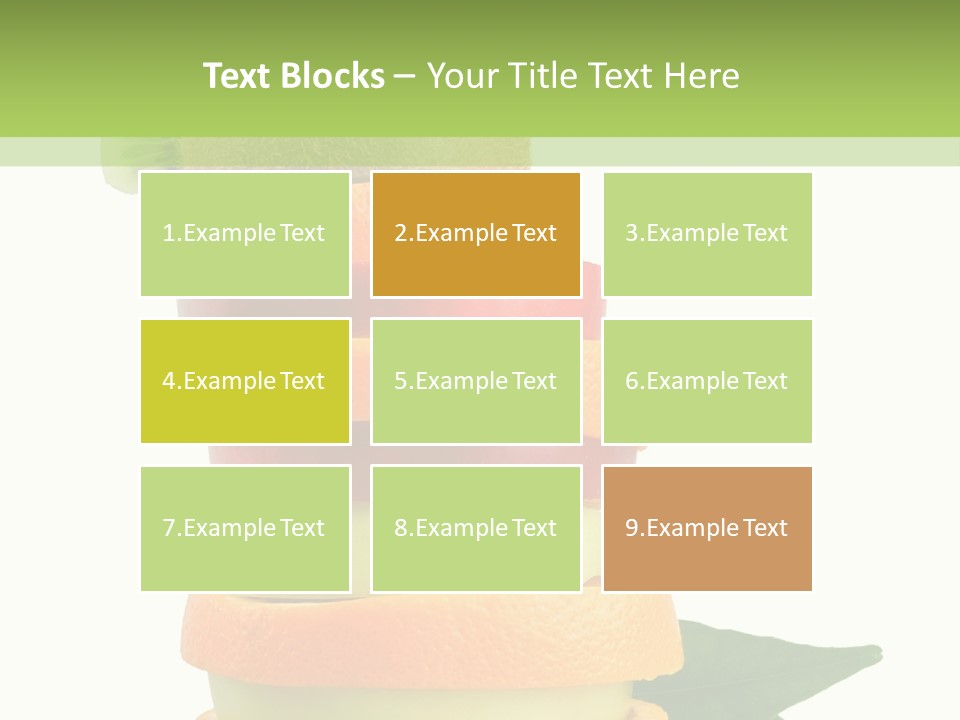 Background Tasty Half PowerPoint Template