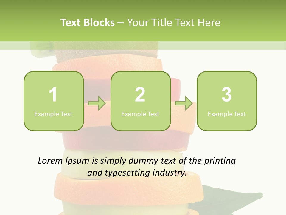 Background Tasty Half PowerPoint Template