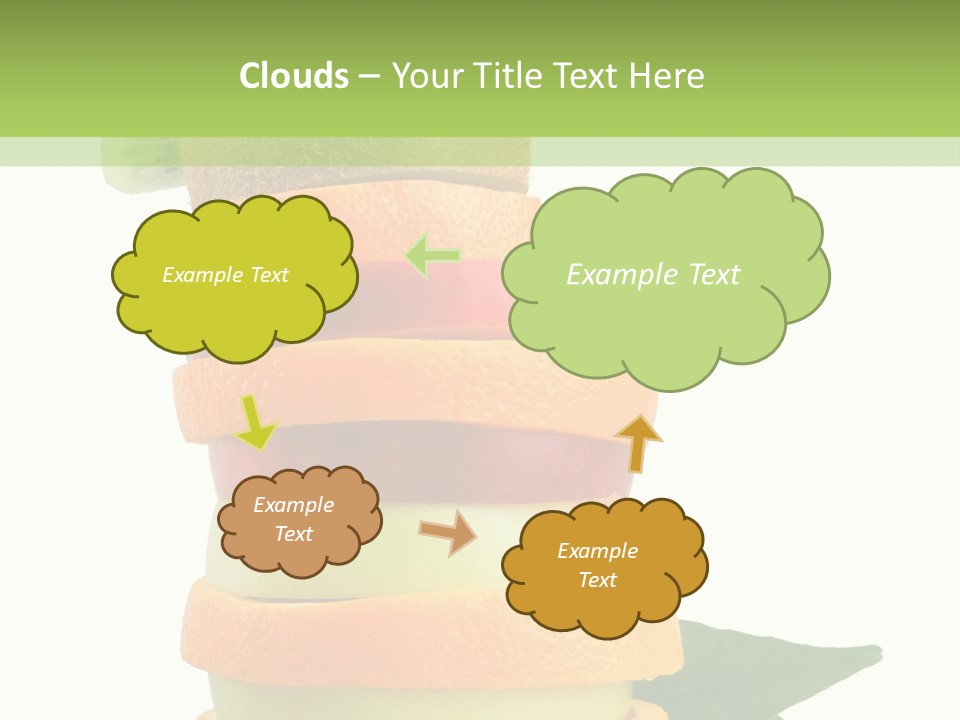 Background Tasty Half PowerPoint Template