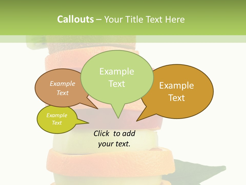 Background Tasty Half PowerPoint Template