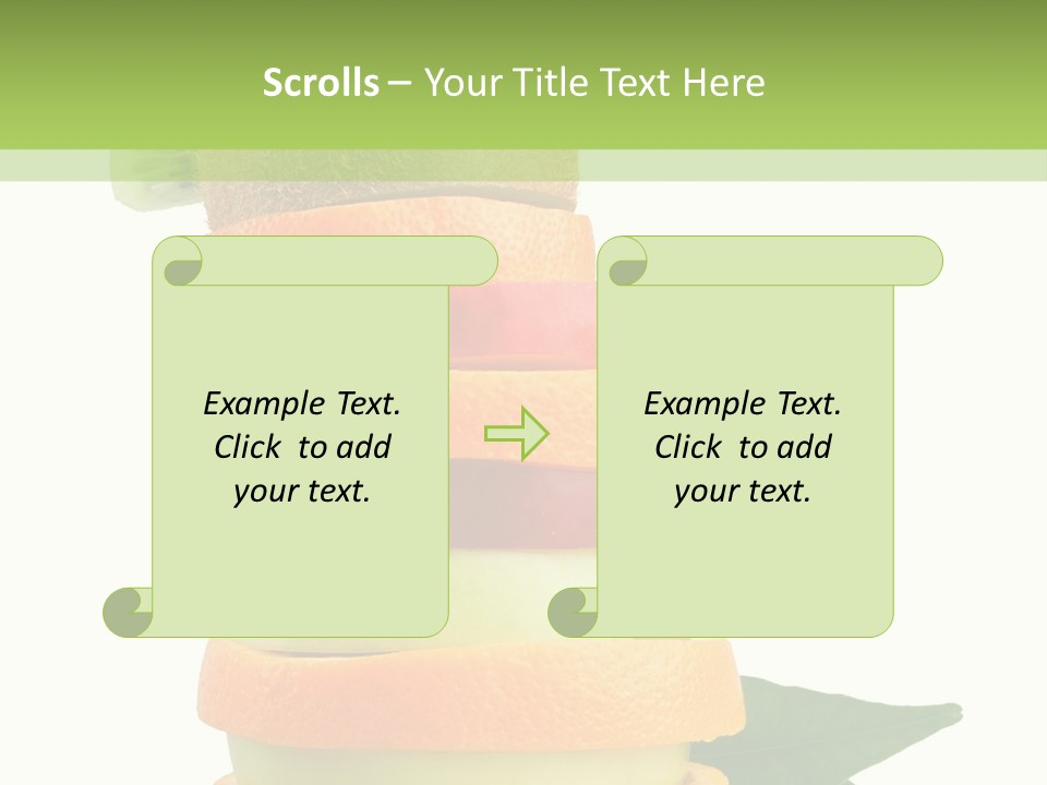 Background Tasty Half PowerPoint Template