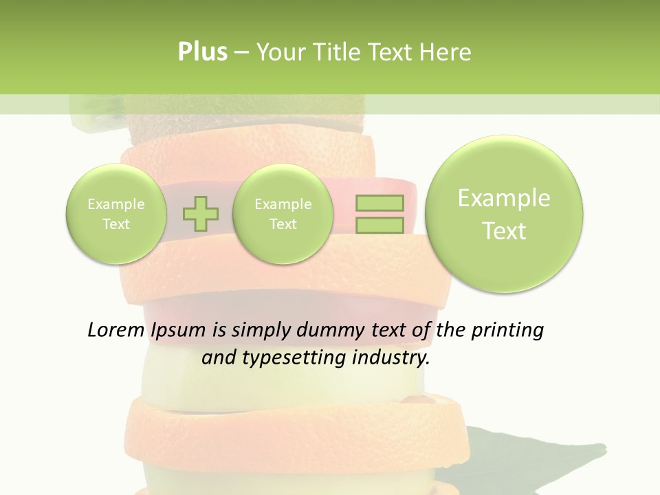 Background Tasty Half PowerPoint Template