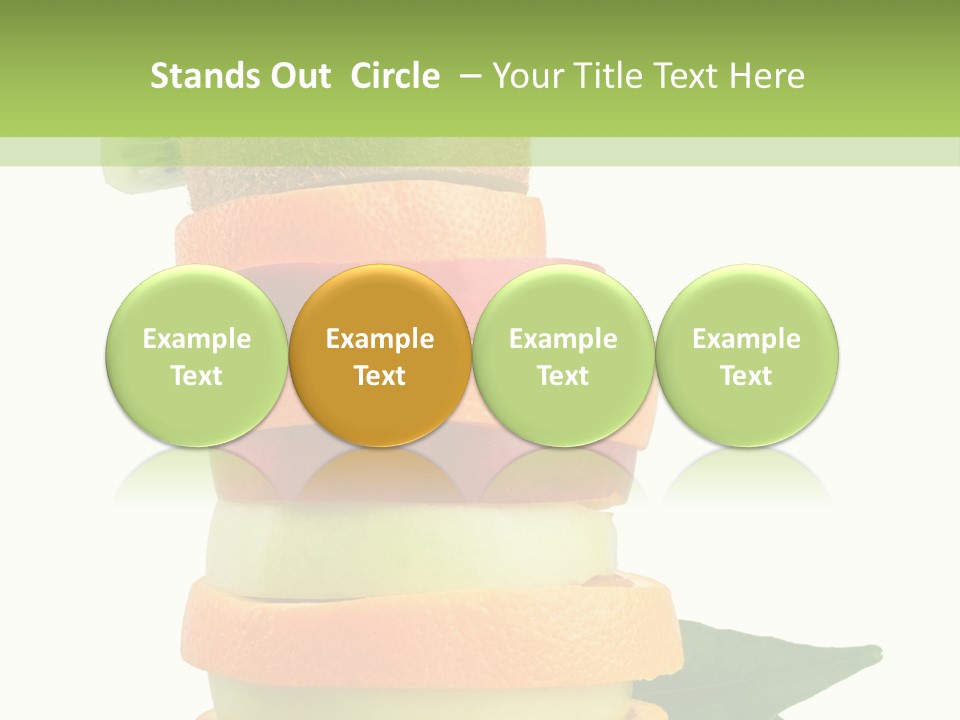 Background Tasty Half PowerPoint Template